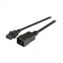 EFB-Elektronik IEC Power Extension Cable C20 180° - C13 180°, black, 1,8 m, 3 x 1.00 mm² Manufacturer: EFB Elektronik (EK531.1,8V2)