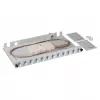 Fiber splice box EFB Elektronik BA71921L24, LC 9/125µm OS2, 24 pigtails separated, 12 couplers, pull-out