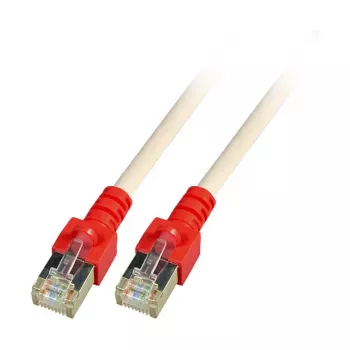 EFB-Elektronik RJ45 Patch Cable Cat.5e SF/UTP PVC Sleeve Red CCA crossed Grey 10m Manufacturer: EFB Elektronik (K5450.10)