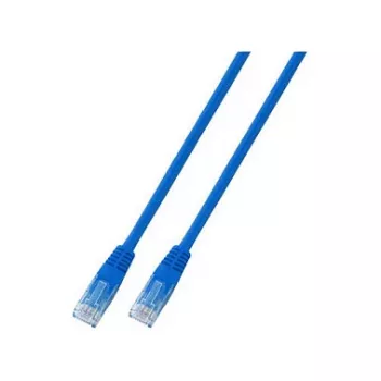 EFB-Elektronik RJ45 Patch Cable Cat.6 U/UTP PVC CCA Blue 1m Manufacturer: EFB Elektronik (K8100BL.1)