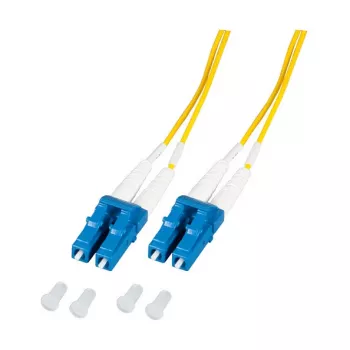EFB Elektronik O0350.2-1.2 Fibre Optic Cable 2 m 2x LC OS2 Yellow (O0350.2-1.2)