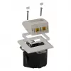 Adapter frame EFB Elektronik ET-25092.8 for design compatibility with Gira RAL9003 for ET-25092.x and FTTH-OUTLET-xx