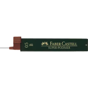 Mechanical pencil lead Faber-Castell 0.5 mm B (2 packs, black)