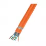 EFB-Elektronik Duplex LANCat.7 Raw Cable 1000 AWG23 S/FTP, 2x4P FRNC-B, CPR Dca, orange, 100m Manufacturer: EFB Elektronik (MK7101DX.100-CPR)