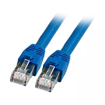 EFB-Elektronik RJ45 Patch Cable Cat.8.1 S/FTP LSZH BC Blue 3m Manufacturer: EFB Elektronik (K5528BL.3)