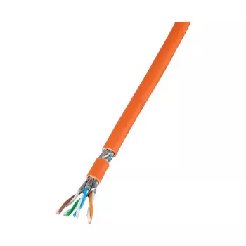 EFB-Elektronik LANCat.7 Raw Cable 1000 AWG23 S/FTP,4P FRNC-B, CPR Dca, orange, 500m Manufacturer: EFB Elektronik (MK7101.500-CPR)