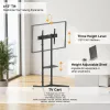 GEMBIRD Mobile TV Stand on Wheels Tilt Adjustment 37 - 70inch