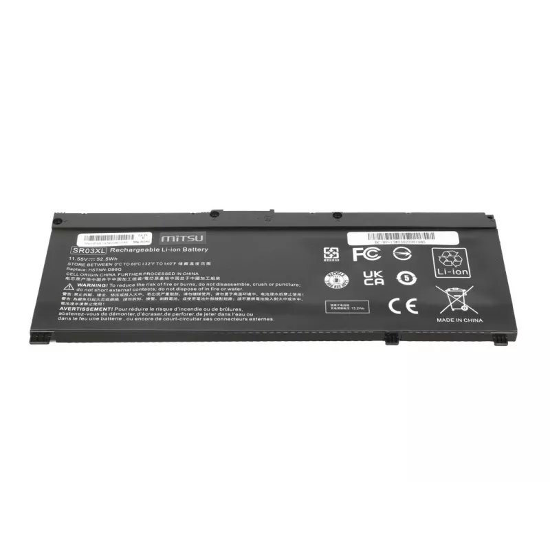 Battery HP GAMING 15 17 OMEN 15-DC SR03XL