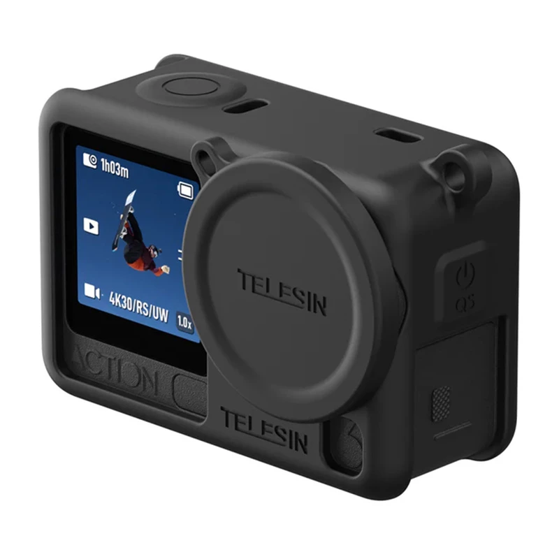 Protective Case with Strap and Lens Cover for DJI Osmo Action 6 / S6-ptc-11