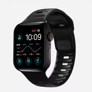 NOMAD Sport Band - strap for Apple Watch 46mm/49mm with FKM (black)