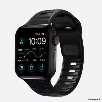 NOMAD Sport Band - strap for Apple Watch 46mm/49mm with FKM (black)