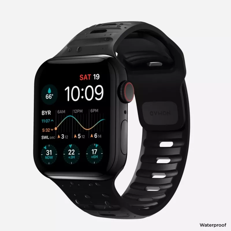NOMAD Sport Band - strap for Apple Watch 46mm/49mm with FKM (black)