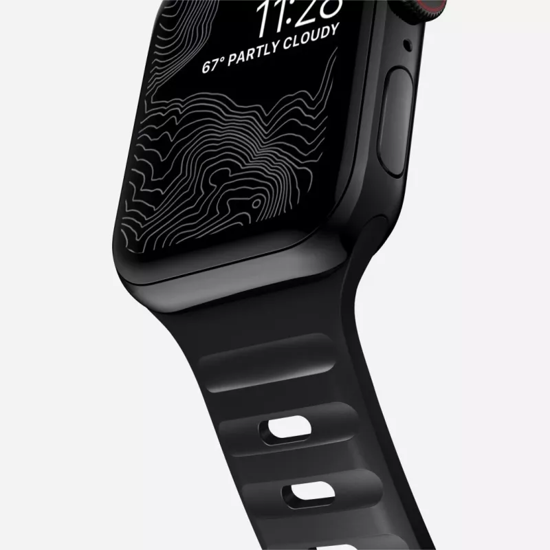 NOMAD Sport Band - strap for Apple Watch 46mm/49mm with FKM (black)