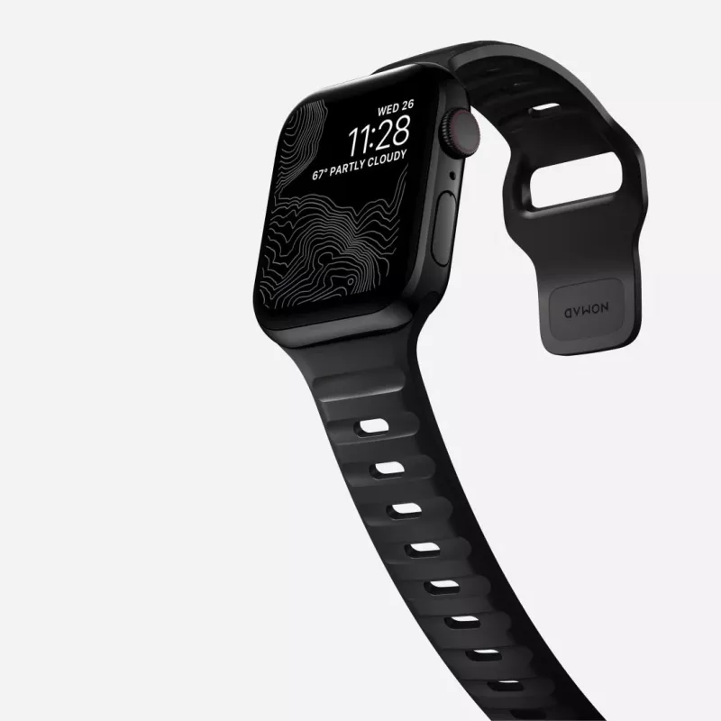 NOMAD Sport Band - strap for Apple Watch 46mm/49mm with FKM (black)