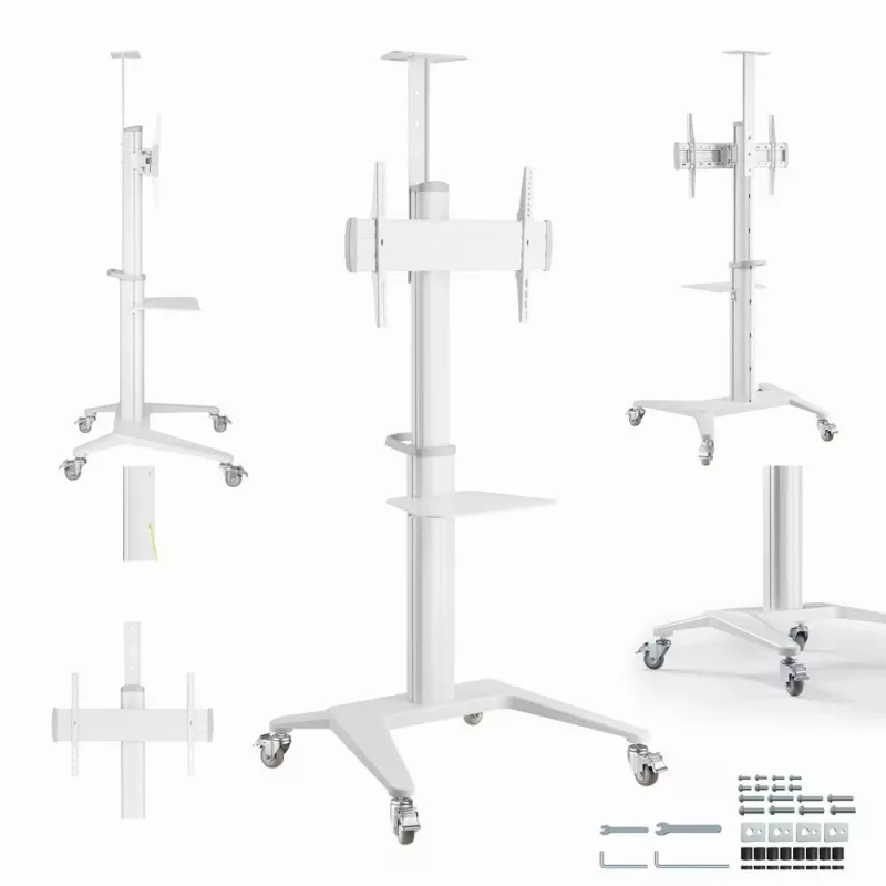 TV Set Accessory Floor Stand 37-70/WHITE TVS-70T-02-W Gembird