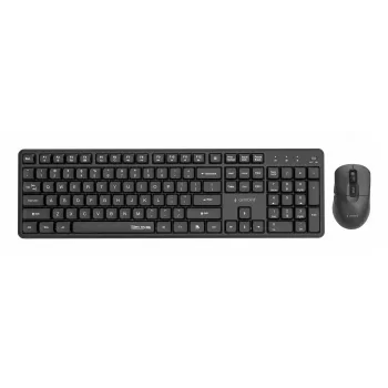Gembird KBS-WMS-01 wireless keyboard and mouse combo, English, black
