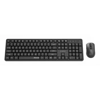 Gembird KBS-WMS-01 wireless keyboard and mouse combo, English, black