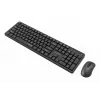 Gembird KBS-WMS-01 wireless keyboard and mouse combo, English, black