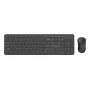 Gembird KBS-WPS-01 wireless keyboard and mouse combo, English, black