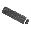 Gembird KBS-WPS-01 wireless keyboard and mouse combo, English, black