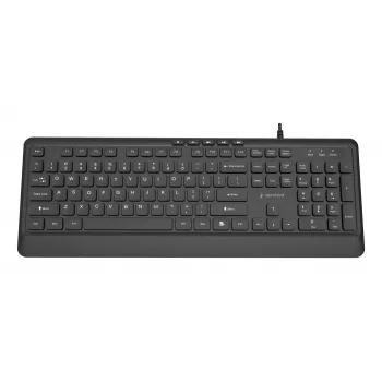 Keyboard Multimedia USB ENG/BLACK KB-MCH-05 Gembird
