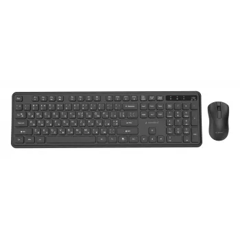 Gembird KBS-WPS-01-CYRL wireless keyboard and mouse combo, Cyrillic, black