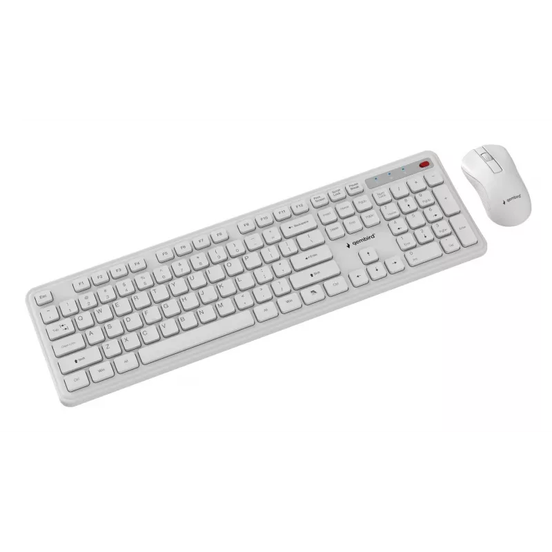 Keyboard +MOUSE Wrl ENG/WH KBS-WPS-01-W Gembird