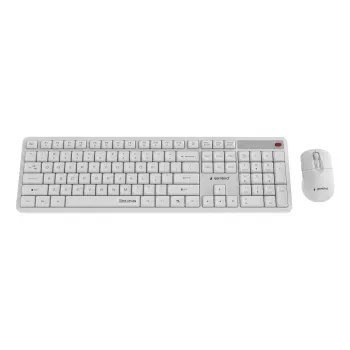 Keyboard +MOUSE Wrl ENG/WHITE KBS-WMS-01-W Gembird