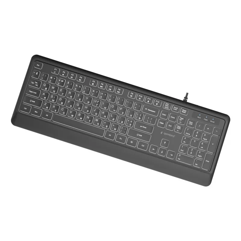 Keyboard Multimedia USB CYRILL/BLACK KB-UML-04-CYRL Gembird