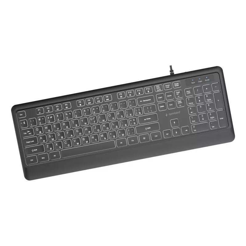 Keyboard Multimedia USB CYRILL/BLACK KB-UML-04-CYRL Gembird