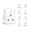 TP-Link Tapo Mini Smart Wi-Fi Socket, Indoor, White, Home, Polycarbonate (PC), Status, CE, RoHS