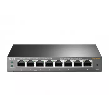 TP-Link 8-Port Gigabit Easy Smart Switch with 4-Port PoE, Managed, L2, Gigabit Ethernet (10/100/1000), Power over Ethernet (PoE)
