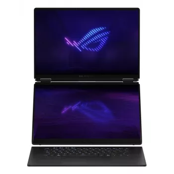 ASUS ROG Zephyrus Duo GX651AX-SR005X Intel Core Ultra 9 386H Hybrid (2-in-1) 40.6 cm (16 inch) Touchscreen WQXGA+ 64 GB LPDDR5x-SDRAM 2 TB SSD NVIDIA GeForce RTX 5090 Wi-Fi 7 (802.11be) Windows 11 Pro Grey