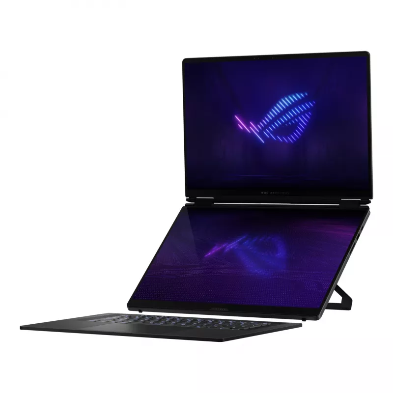 ASUS ROG Zephyrus Duo GX651AX-SR005X Intel Core Ultra 9 386H Hybrid (2-in-1) 40.6 cm (16 inch) Touchscreen WQXGA+ 64 GB LPDDR5x-SDRAM 2 TB SSD NVIDIA GeForce RTX 5090 Wi-Fi 7 (802.11be) Windows 11 Pro Grey