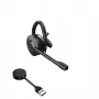 Jabra Engage 55 - USB-A UC Convertible, EMEA/APAC, Wireless, Office/Call center, 18 g, Headset, Black, Titanium
