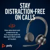 HP Poly Blackwire 8225 Stereo USB-C Headset +USB-C/A Adapter