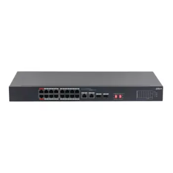 Dahua Technology PoE S3218-16ET-135 network switch Unmanaged L2 Gigabit Ethernet (10/100/1000) Power over Ethernet (PoE) 1U Black