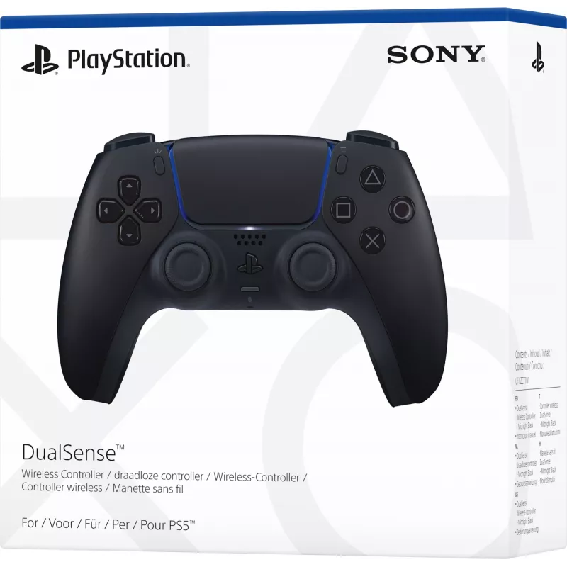 Sony DualSense™ Wireless-Controller - Midnight Black, Gamepad, Android, MAC, PC, PlayStation 5, iOS, Options button, Share button, Analogue / Digital, Various, Wireless