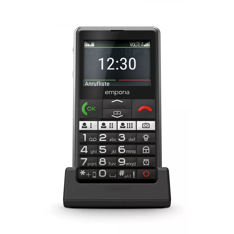 Emporia emporiaPURE-LTE 5.87 cm (2.31 inch) 107 g Black Senior phone