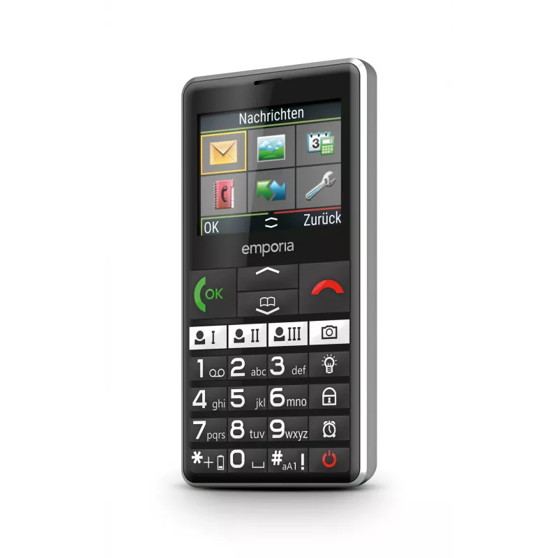 Emporia emporiaPURE-LTE 5.87 cm (2.31 inch) 107 g Black Senior phone