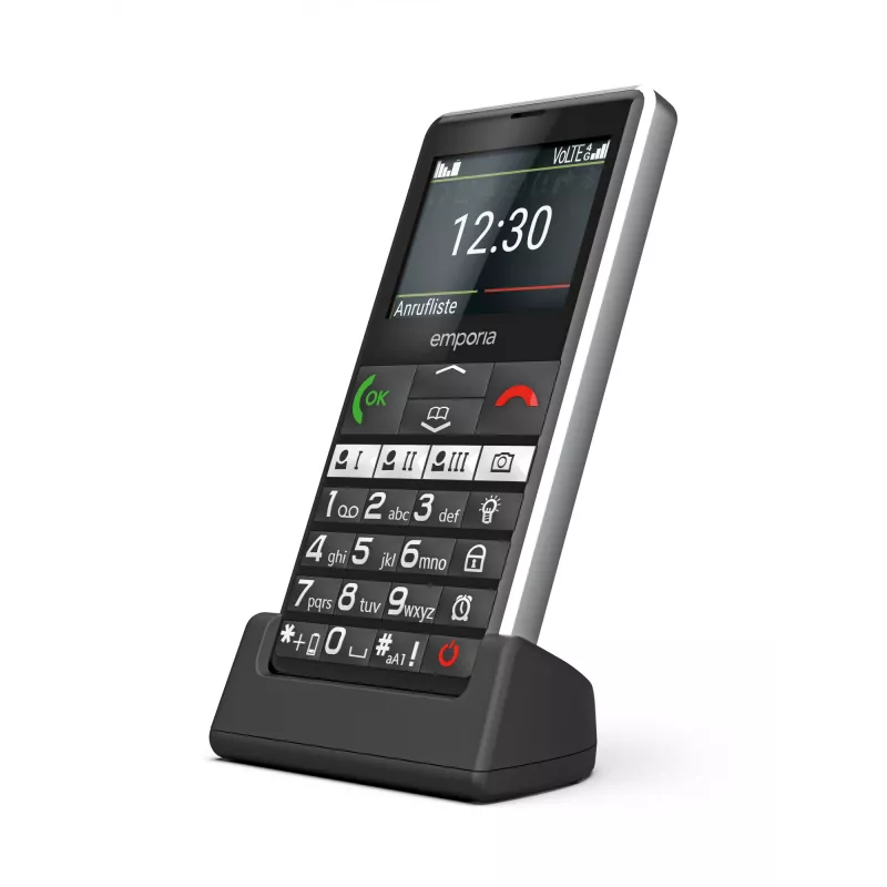 Emporia emporiaPURE-LTE 5.87 cm (2.31 inch) 107 g Black Senior phone