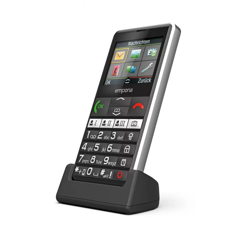 Emporia emporiaPURE-LTE 5.87 cm (2.31 inch) 107 g Black Senior phone