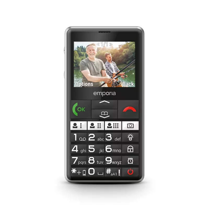 Emporia emporiaPURE-LTE 5.87 cm (2.31 inch) 107 g Black Senior phone