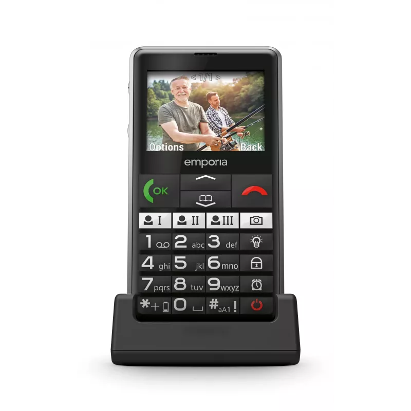 Emporia emporiaPURE-LTE 5.87 cm (2.31 inch) 107 g Black Senior phone