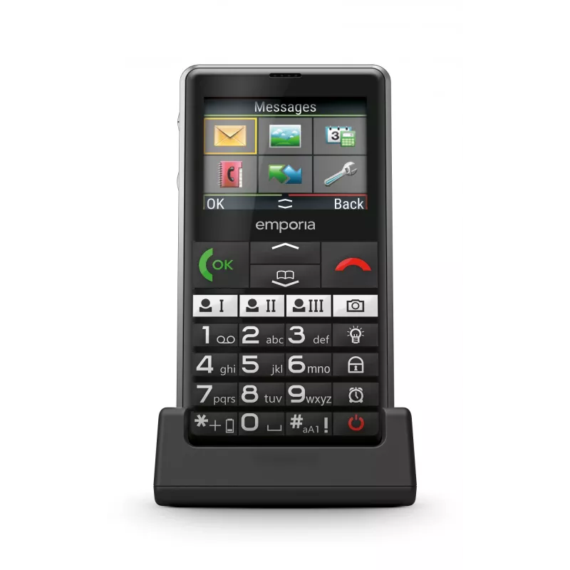 Emporia emporiaPURE-LTE 5.87 cm (2.31 inch) 107 g Black Senior phone