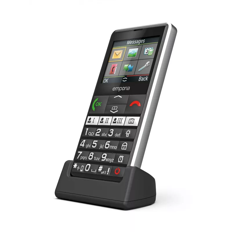 Emporia emporiaPURE-LTE 5.87 cm (2.31 inch) 107 g Black Senior phone