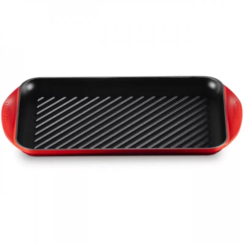 Le Creuset large grill plate 47x25x32 cherry