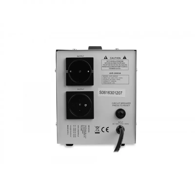 Voltage Stabilizer Volt Polska Avr 2000