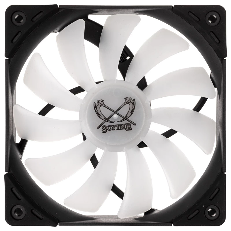 Kaze Flex 120 ARGB PWM 120x120x27 black transparent 1800 rpm