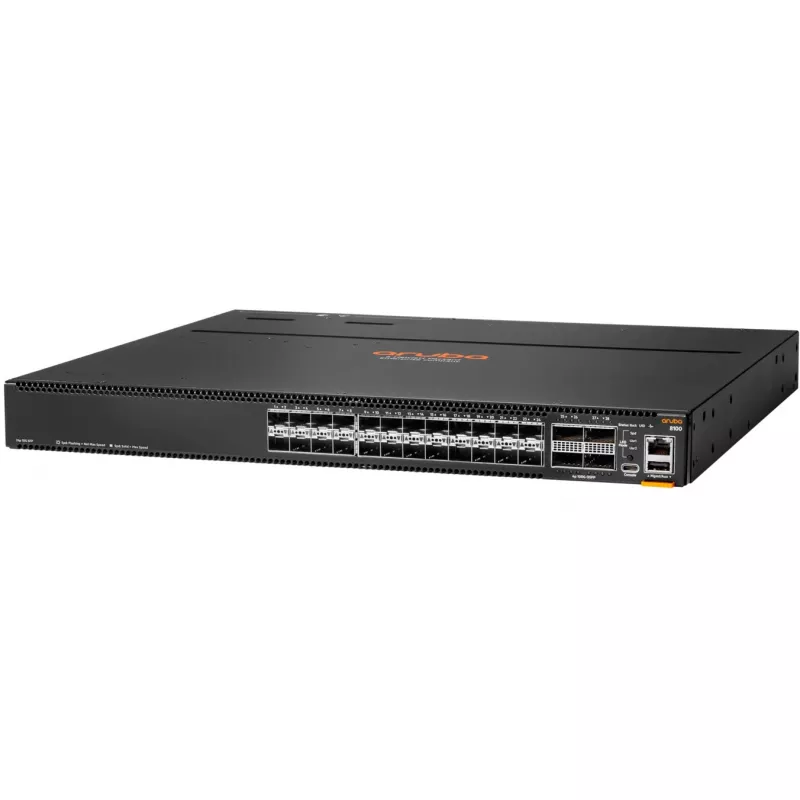 Hewlett Packard Enterprise HPE Aruba Networking CX 8100 24x10G SFP+ 4x40/100G QSFP28 Switch - Switch - L3 - managed - 24 x 1 Gigabit / 10 Gigabit SFP / SFP+ + 4 x 40 Gigabit QSFP+ 